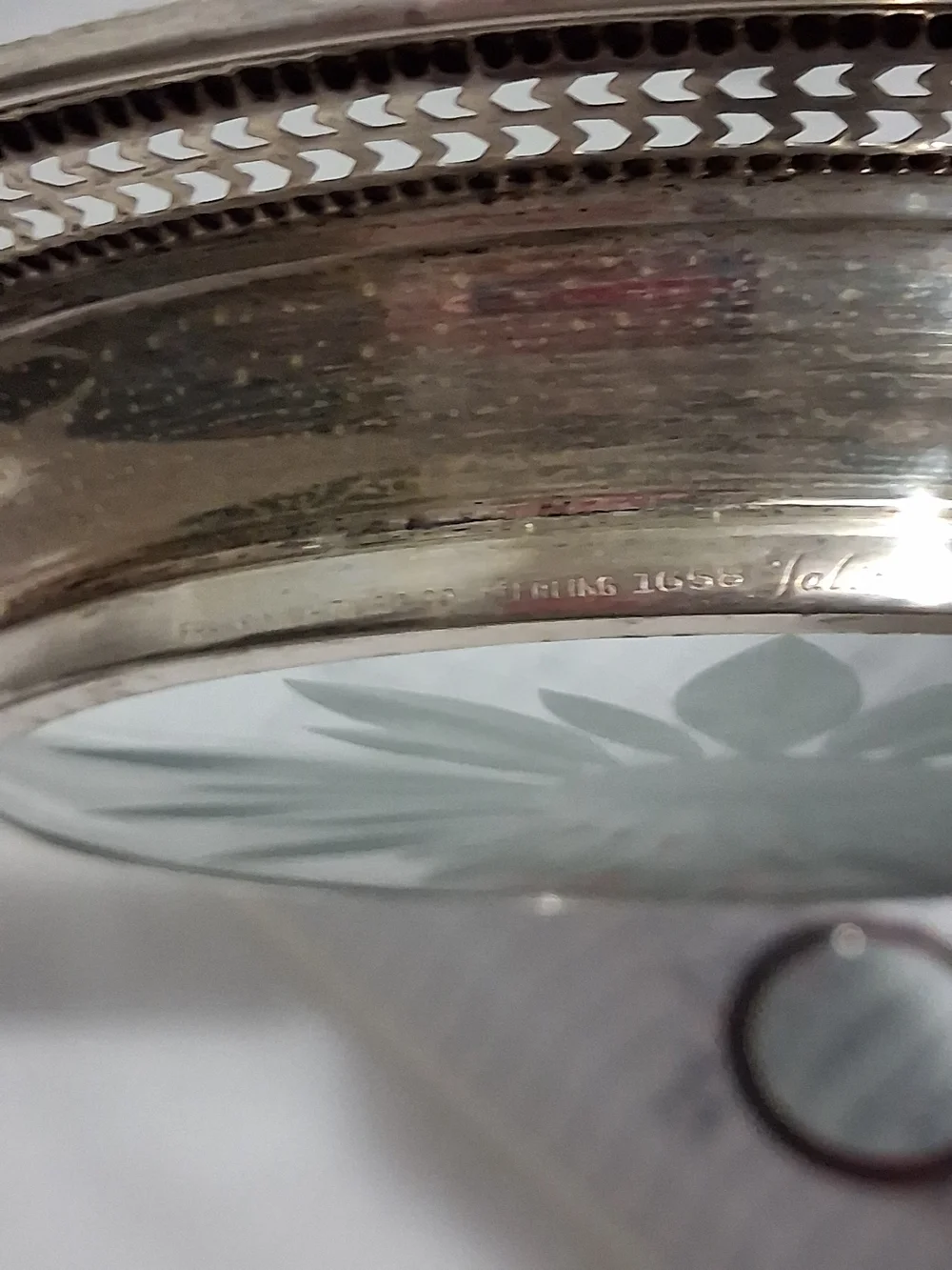 Vintage Frank M. Whiting & Co Stetling Talisman Rose 6.5